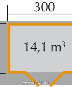 Weka faház 112.3020.10.00 alaprajz