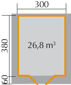 Weka szerszámtároló alaprajza 112.3038.10.00