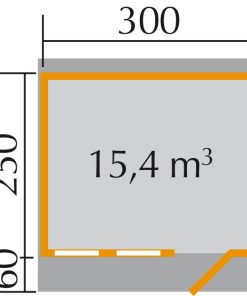 Szerszámtároló faház alapozási mérete Weka 116