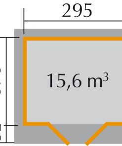 Weka design faház 126.3024 alaprajza