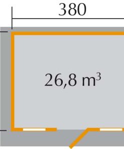 Szerszámtároló faház Weka 135