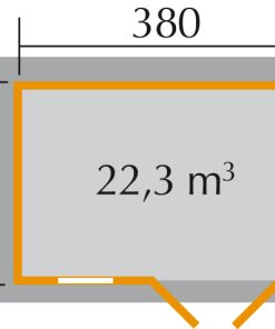 Faház alapozási mérete Weka 163.3825.