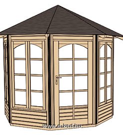 Pavilon szerkezete Weka 234