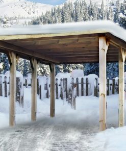 Masszív Tirol garázstető Weka 609
