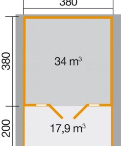 Faház terasszal Weka 137.