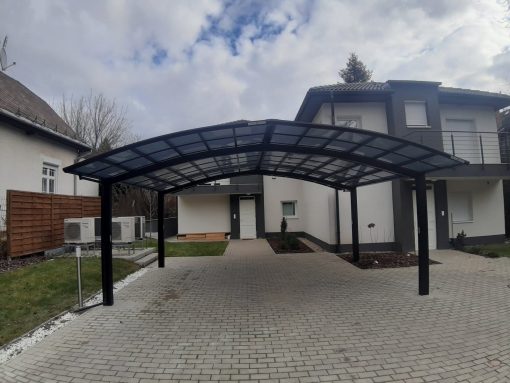 Nyitott garázs alumínium