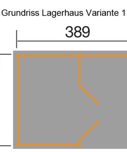 Szerszámtároló Weka garázs 607/1