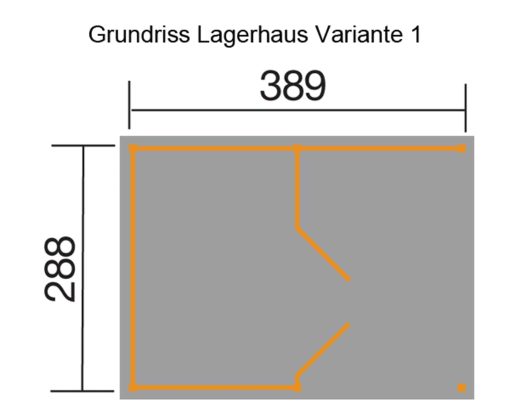 Szerszámtároló Weka garázs 607/1