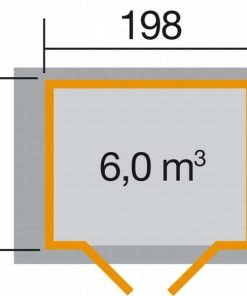Szerszámtároló alapozási méret 316 faházhoz