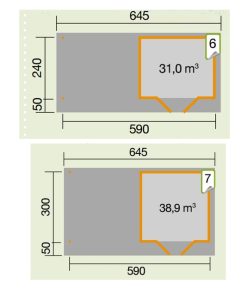 Weka designhaus 126.30 faház terasszal alaprajza