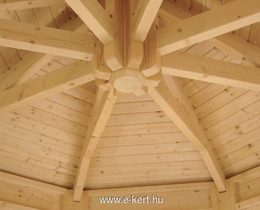 Weka pavilon tetőszerkezete