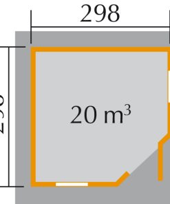 Ötszögletű faház alaprajz 149.3030.00.00