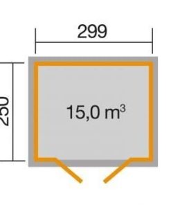 Szerszámtároló faház 321.3025