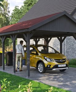 Nyitottgarázs autóbeálló Wallgau