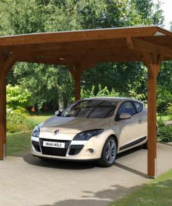 Skanholz Odenwald carport dióbarna