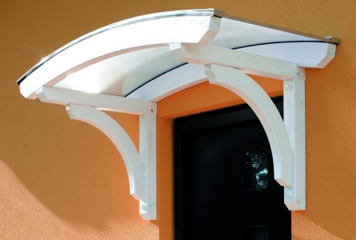 Bejárati esővédő előtető, terasz előtető