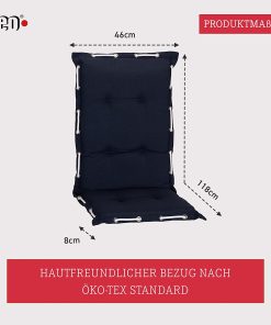 Kerti szék párna egyszínű Kiel
