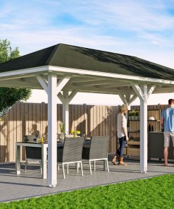 Kerti pavilon Orleans fehér