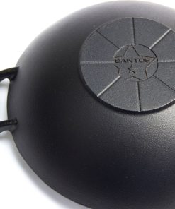 Grill kiegészítő öntöttvas wok