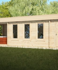 Szaunaház építés modern stílusban