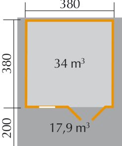 Weka 111 faház terasztetővel