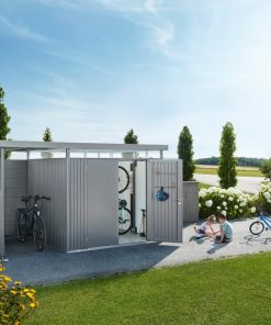 Fém kerti ház HighLine oldaltetővel