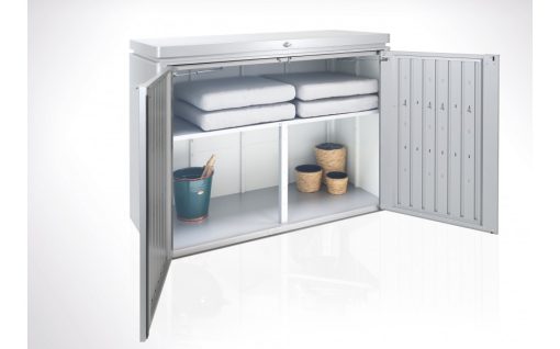 Biohort HighBoard fém kerti tároló szekrény