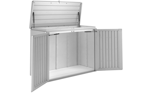 Highboard kukatároló kerékpártároló szekrény