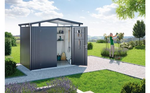 Szerszámtároló fém ház Biohort Panoráma