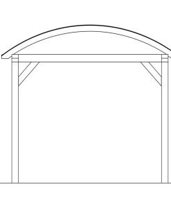 Franken carport garázs magassága