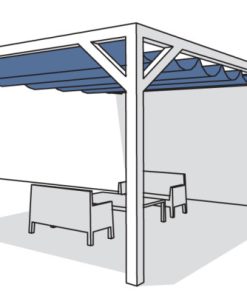 Nesling Pergola fali konzol
