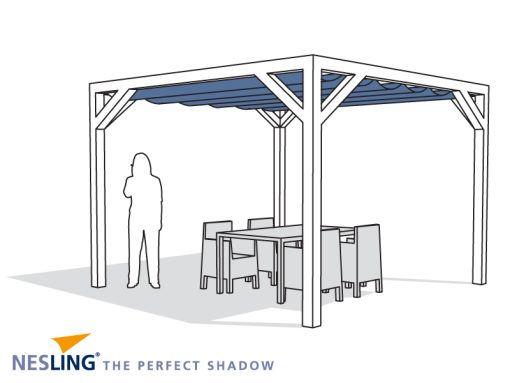 Nesling Pergola fali konzol
