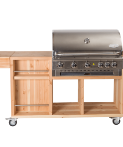 Gázgrill mobil pulttal