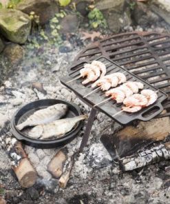 Öntöttvas grill szett