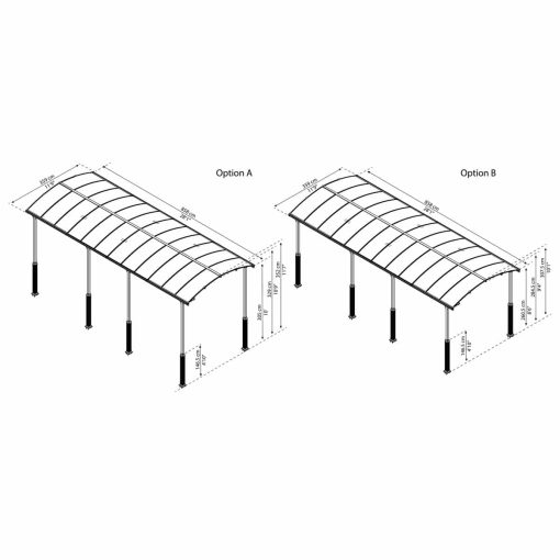 Carport Arcadia8500 Alpine Kit