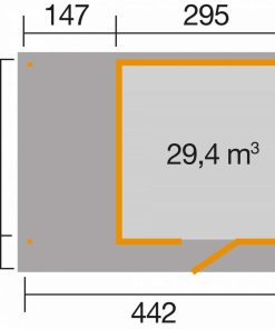 Wekaline faház alaprajz 172.3030