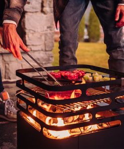 Höfats Cube grill tűzrakó tűzkosárral