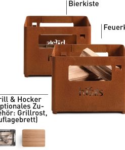 BeerBox grill corten