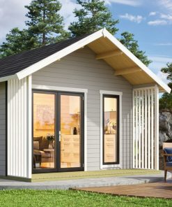 Design faház Weka445 szürke