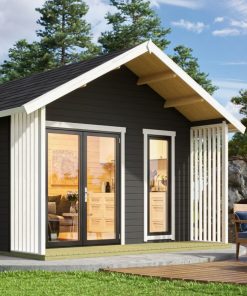 Design faház antracit Weka 445